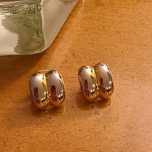 Chunky Gold Plated Earrings